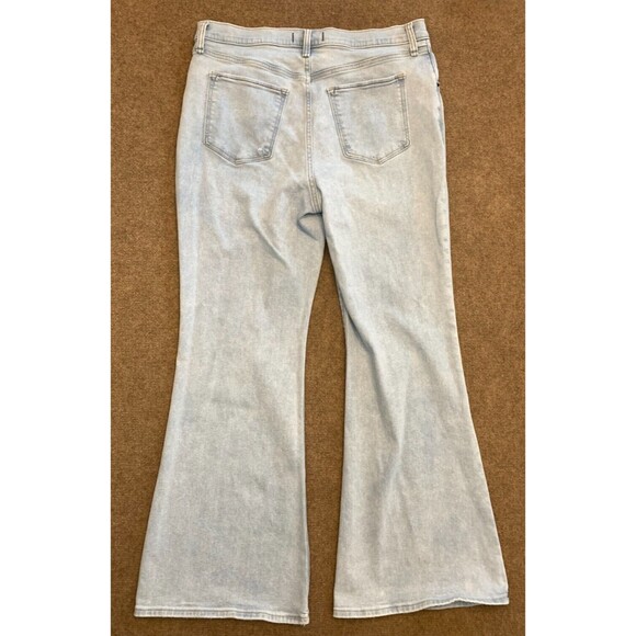 Abercrombie & Fitch Flare Jeans Womens 16 Ultra High Rise Bootcut Stretch Denim - Picture 3 of 9